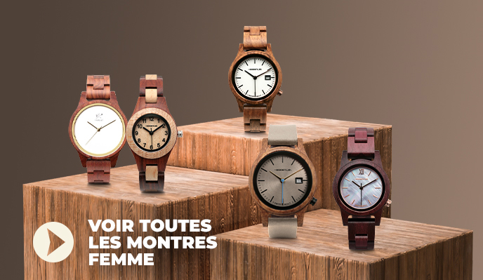 Montre femme best sale en bois